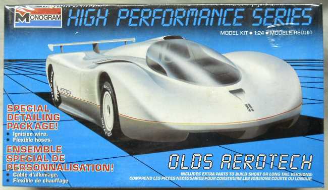 Monogram 1/24 Oldsmobile Aerotech High Performance Issue, 2901 plastic model kit